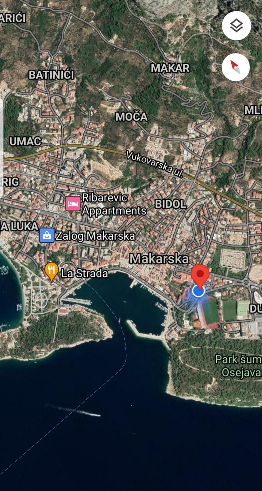 Apartment Afrika Makarská Exteriér fotografie